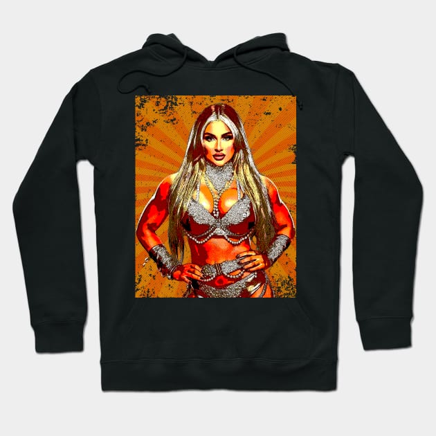 Tiffany Stratton // Retro Comics Style Hoodie by Kolovos Comic